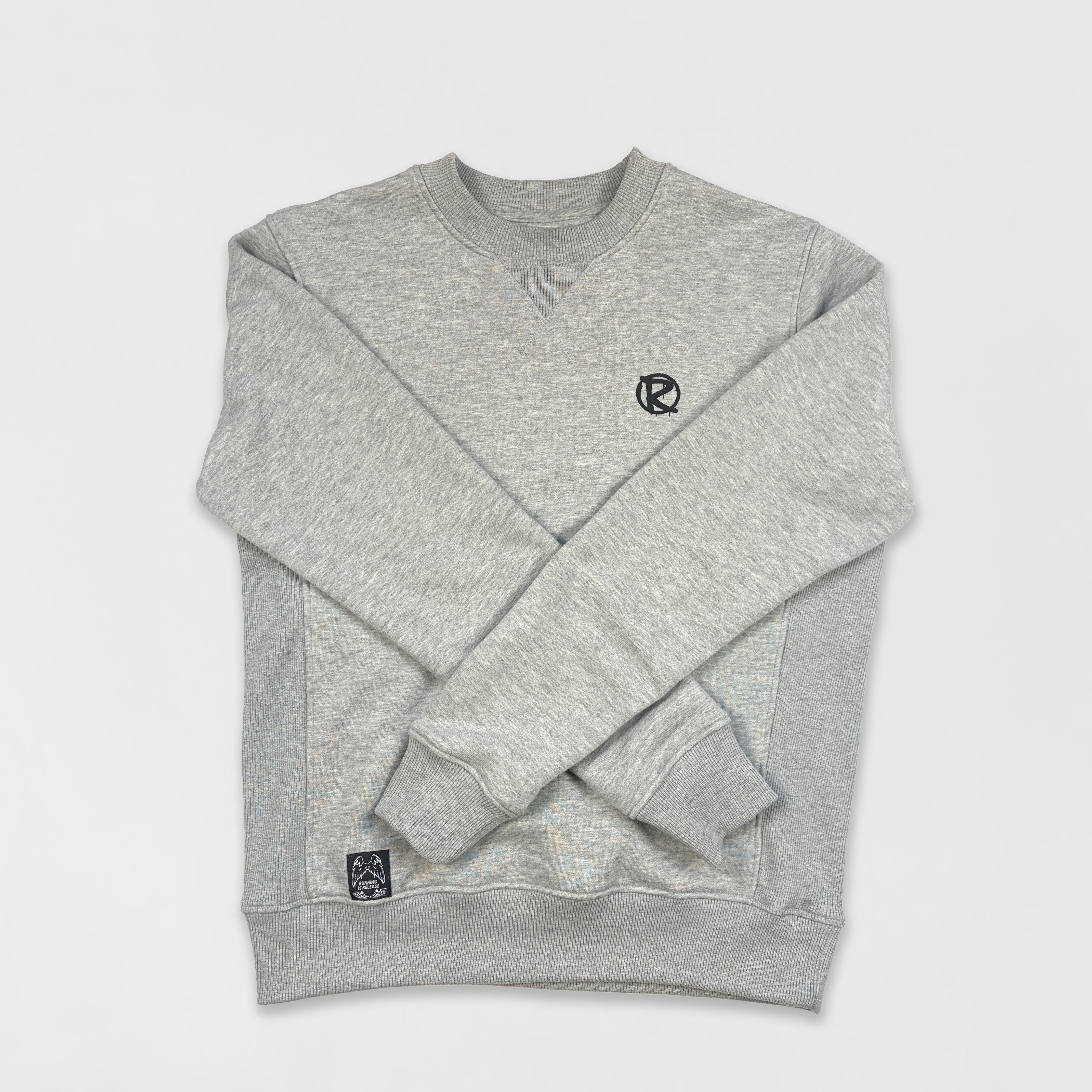 The Relax Crewneck - Shark Grey – RUN RiOT